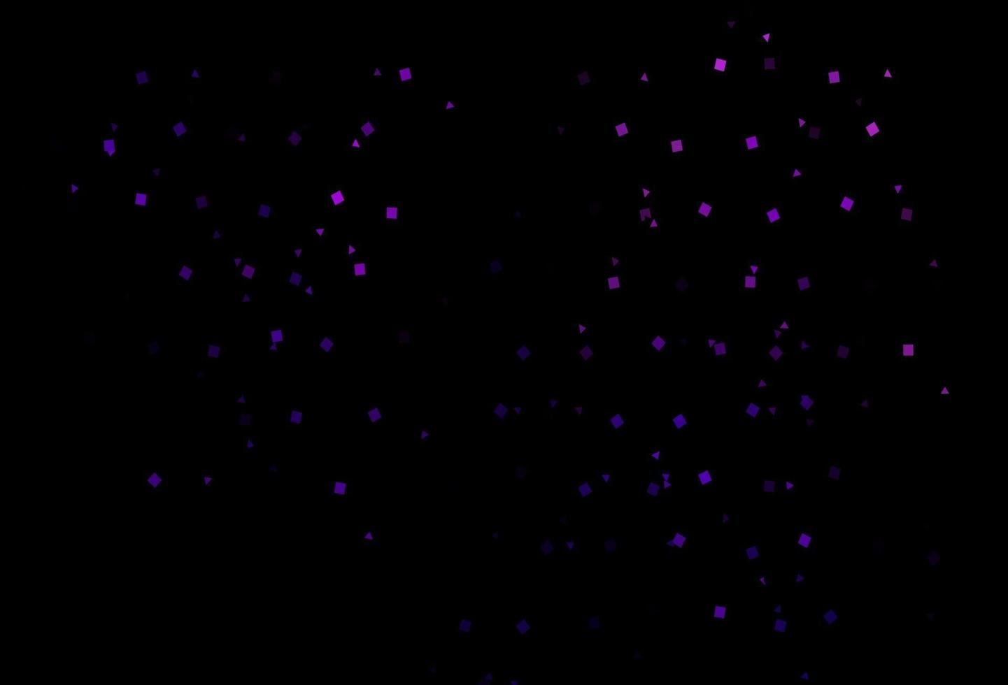 Dark Purple vector pattern in polygonal style with circles.