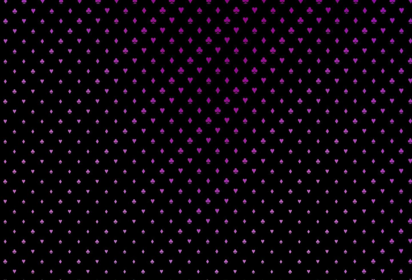 Dark purple vector background with cards signs.