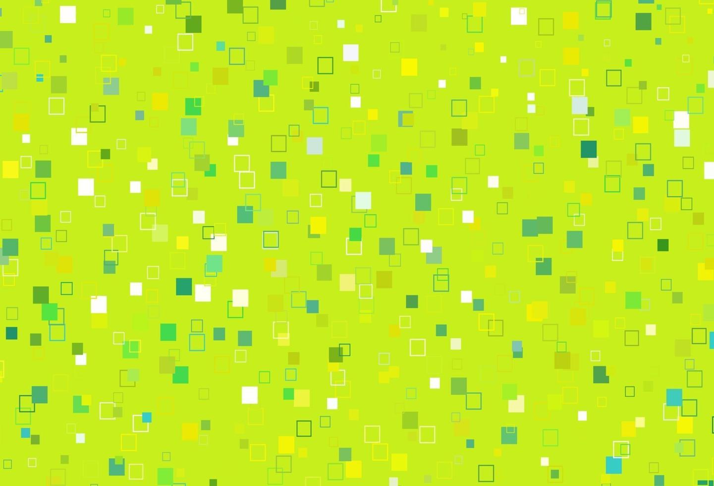 Fondo de vector verde claro, amarillo con rectángulos.