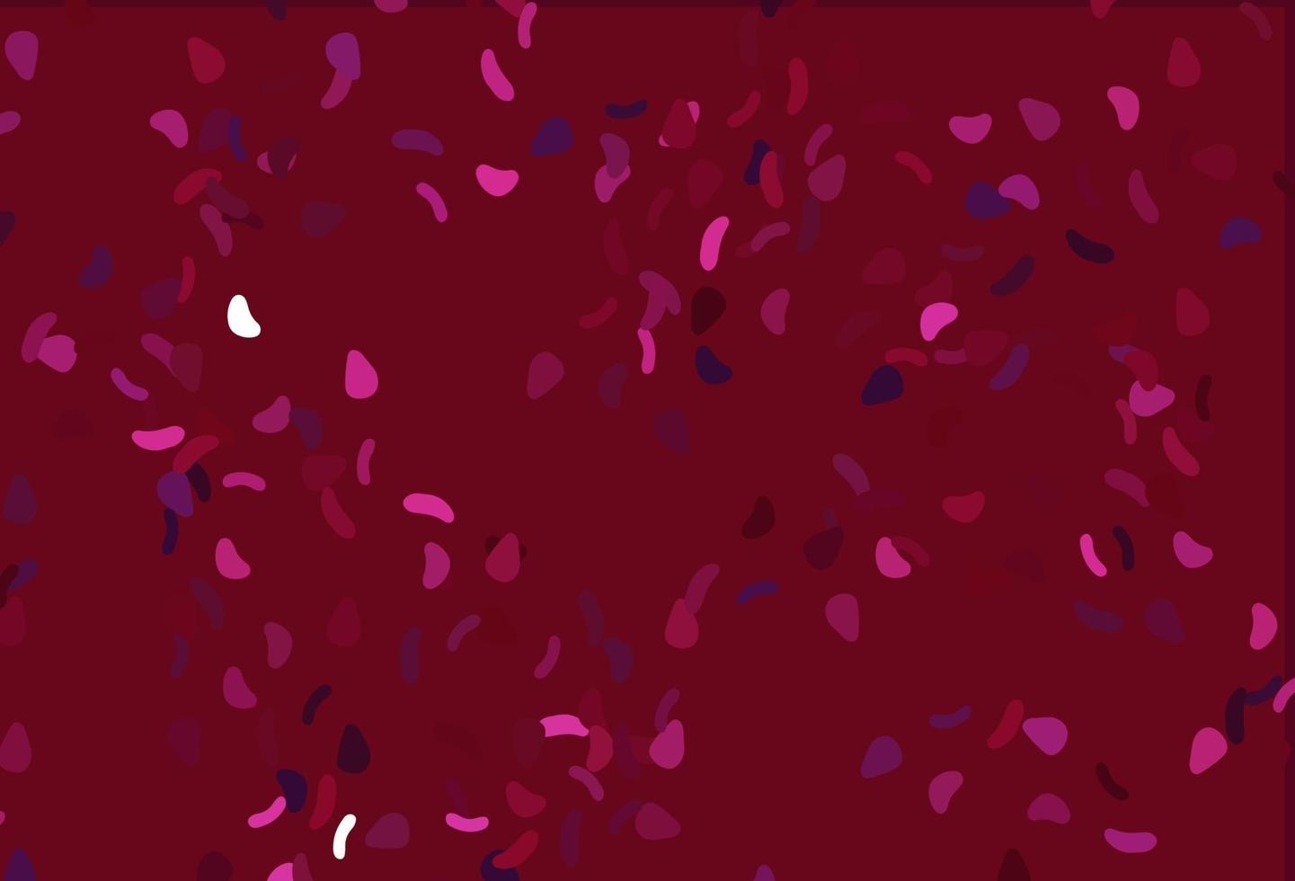Light Pink vector backdrop with abstract shapes.