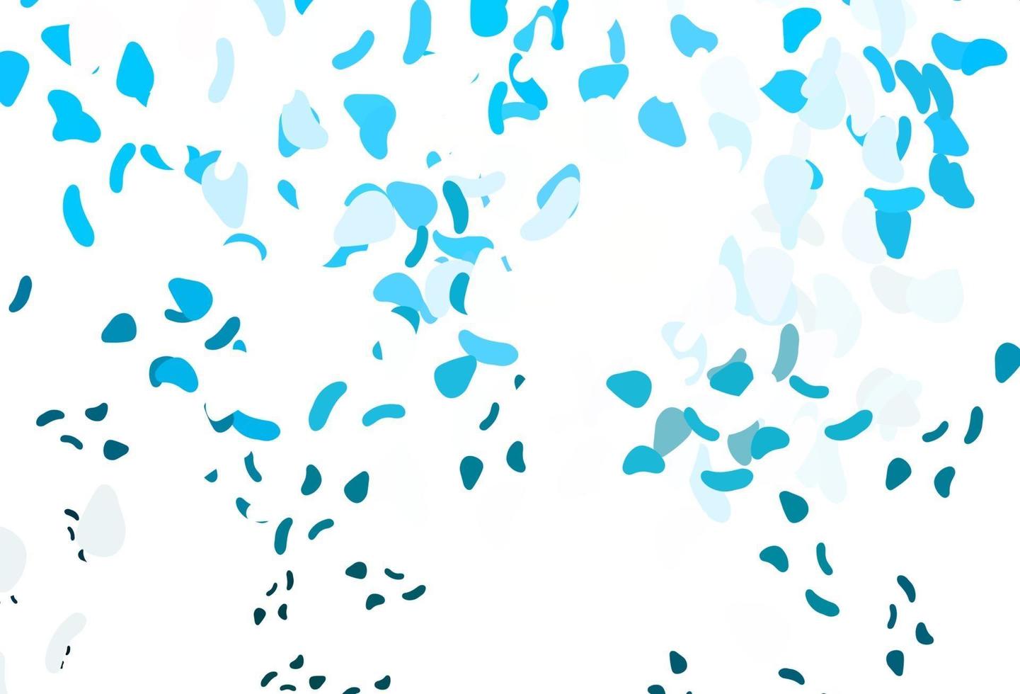 Light blue vector background with abstract forms.