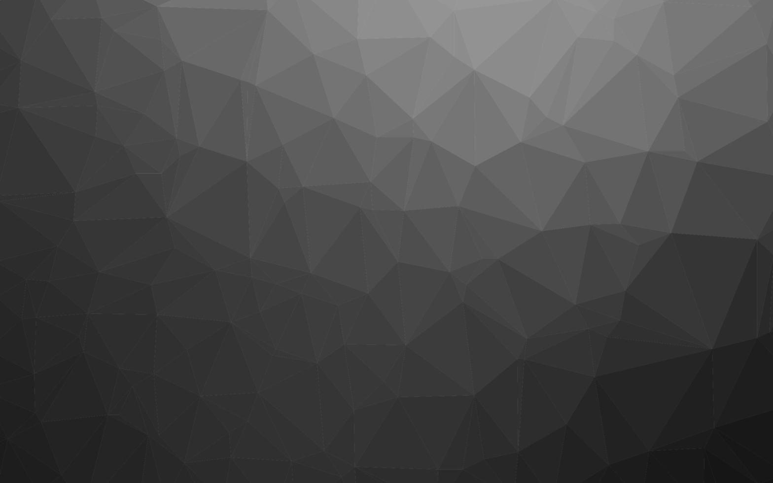 Dark Silver, Gray vector polygon abstract background.