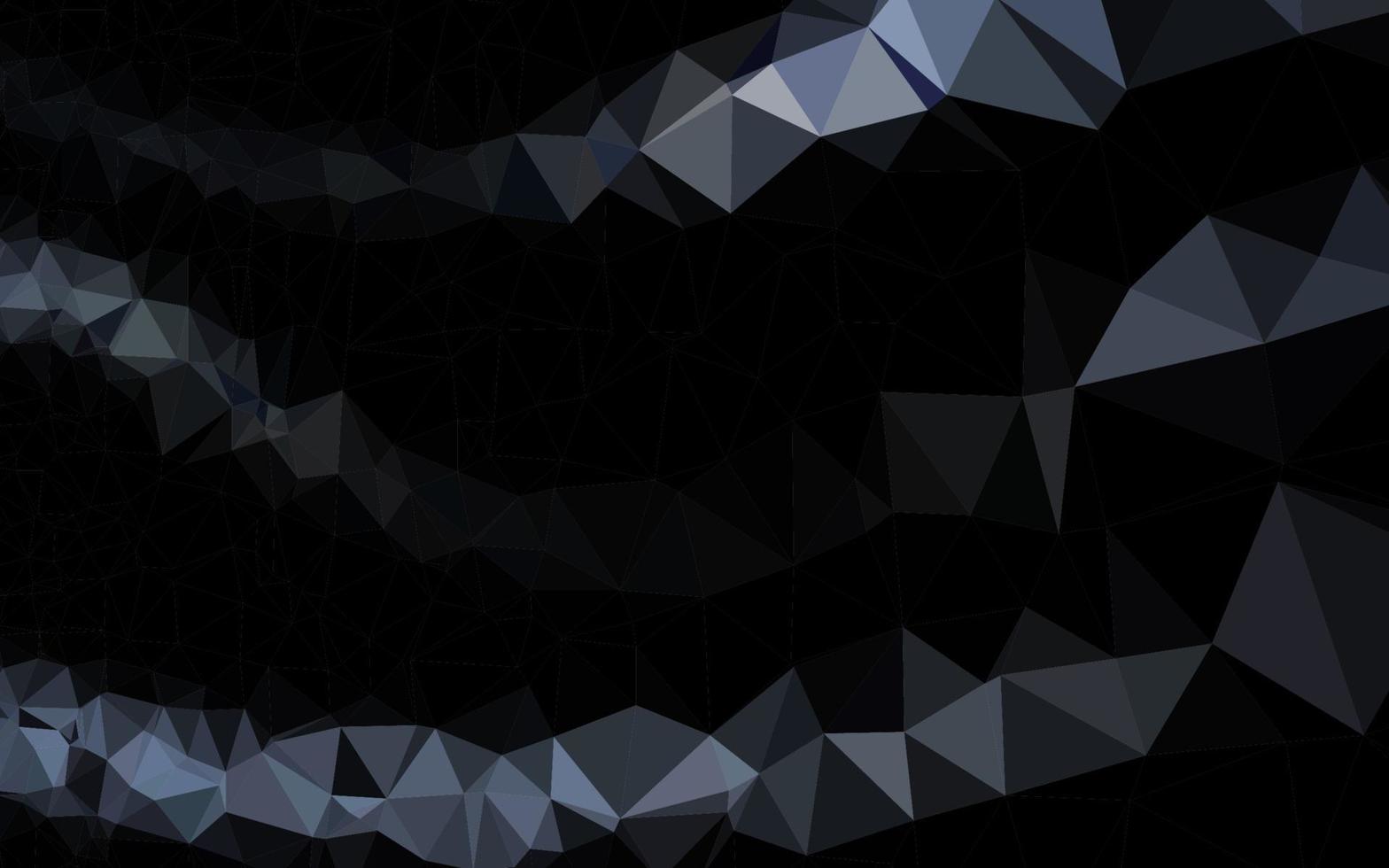 Dark BLUE vector low poly texture.