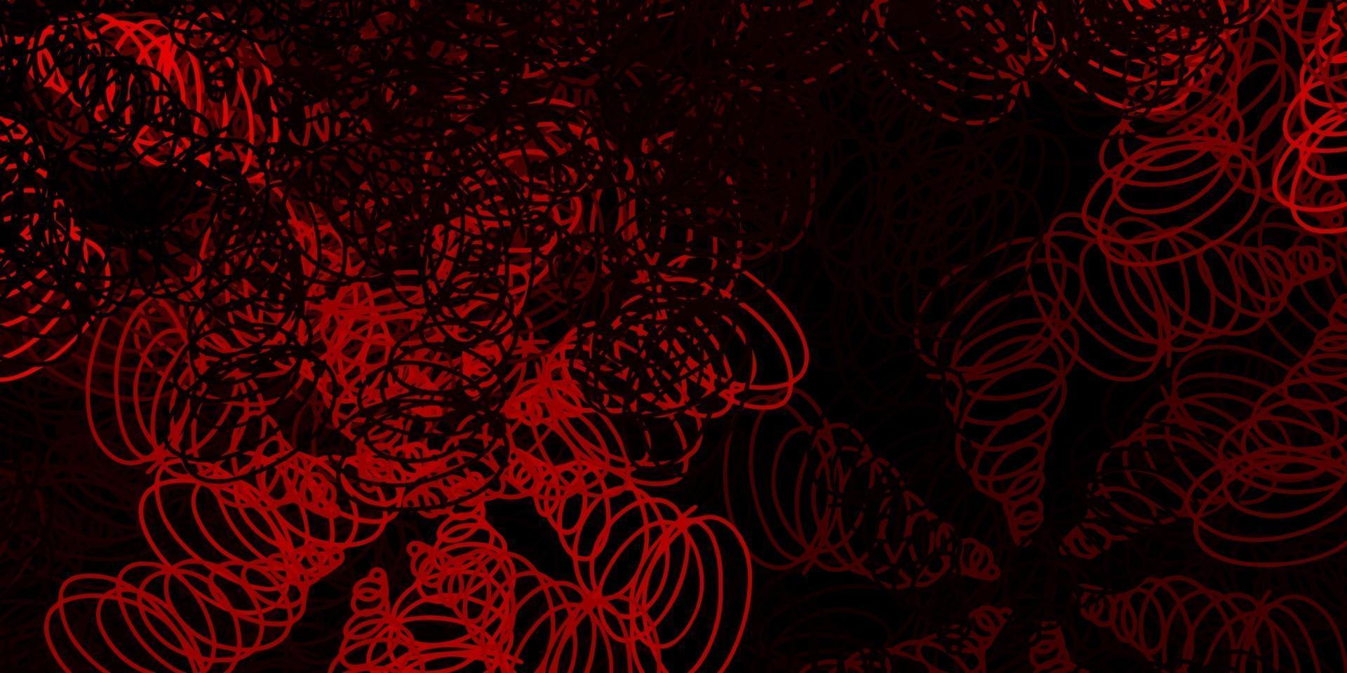 Dark red vector background with spots.