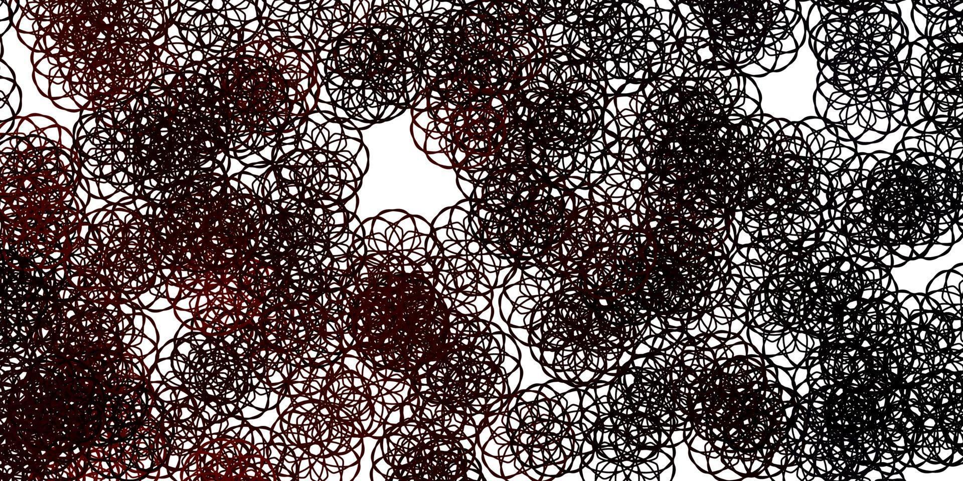 Light Red vector template with abstract forms.