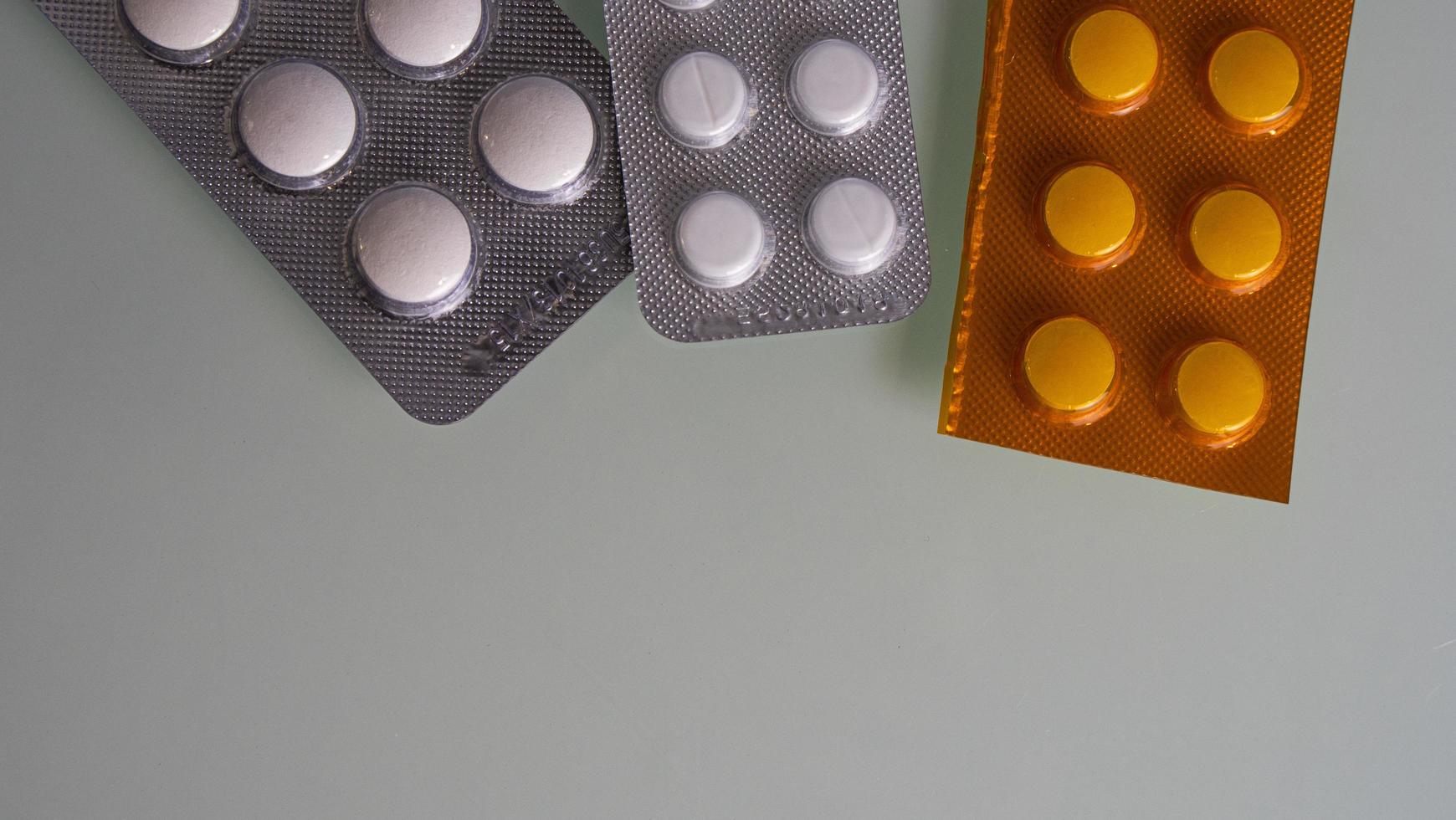 Pills,Tablets In Blister Packs, Medications photo