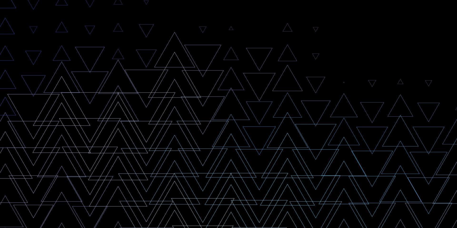 Dark Blue, Red vector pattern with polygonal style.