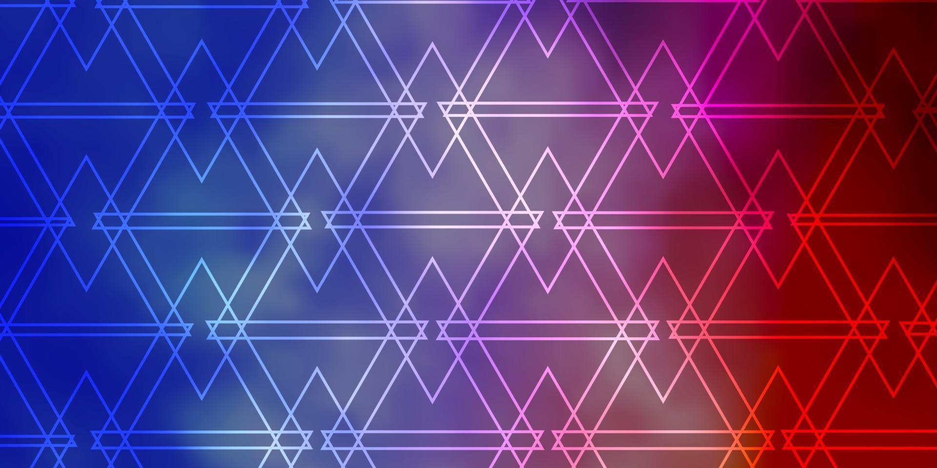 Light Blue, Red vector texture with triangular style.