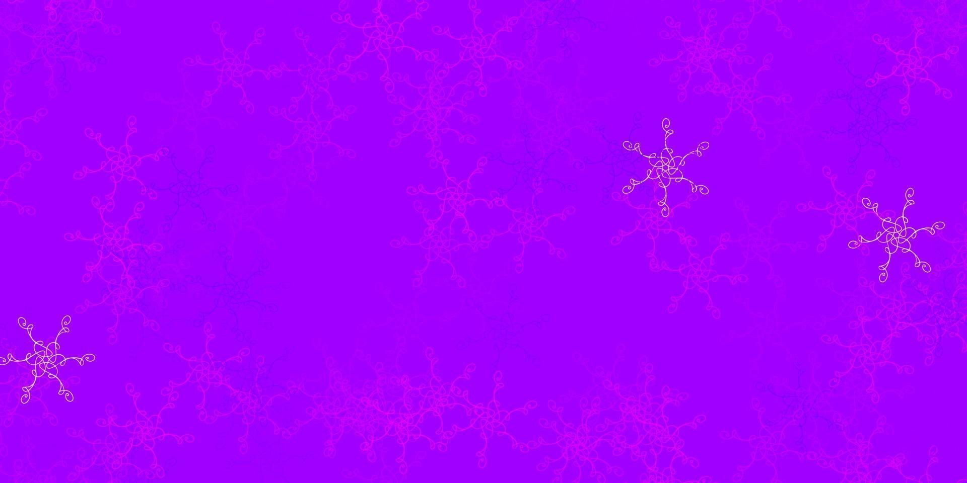 Light Purple vector pattern with curved lines.