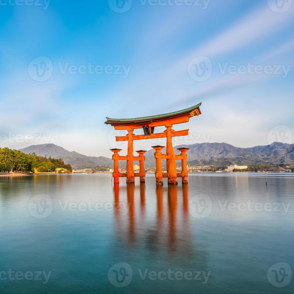 Miyajima Island, The famous Floating Torii gate photo