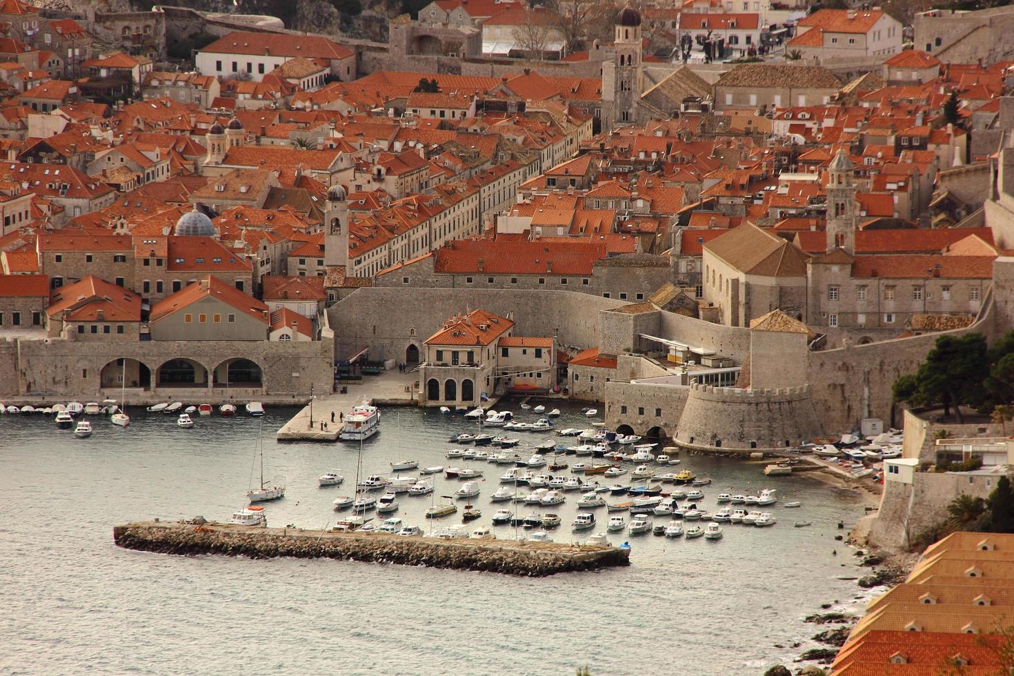 casco antiguo de dubrovnik, croacia foto