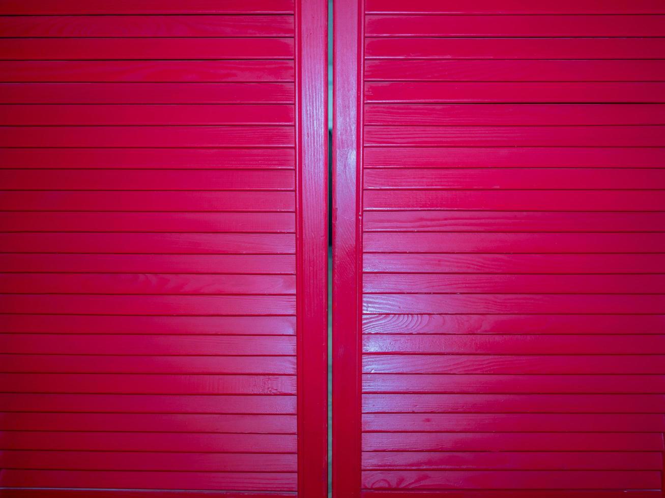 Closed pink venetian blinds in the kitchen in the restaurant photo