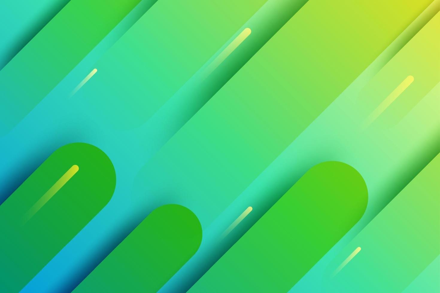 Geometric green and blue gradient overlay background. vector