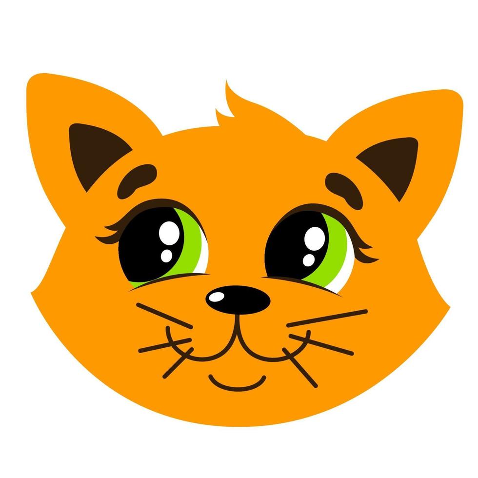 Cute cat illustration vector