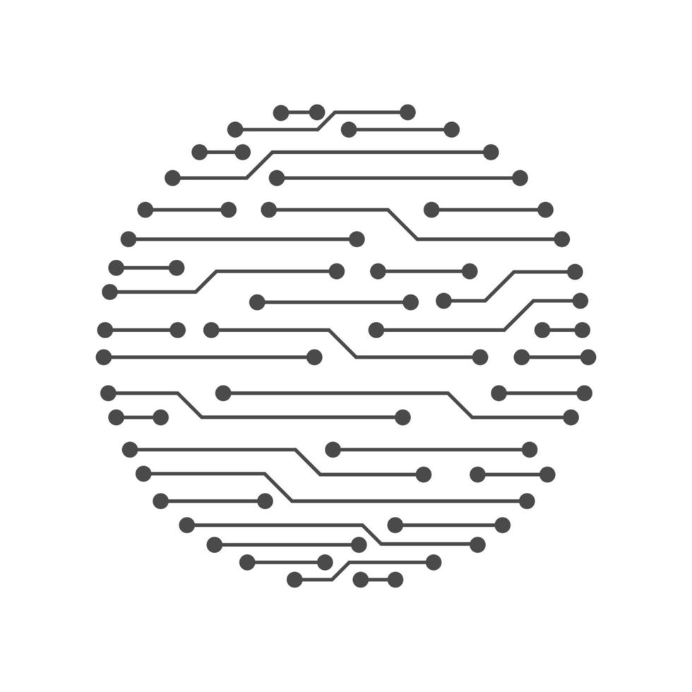 Abstract technology circuit board texture vector