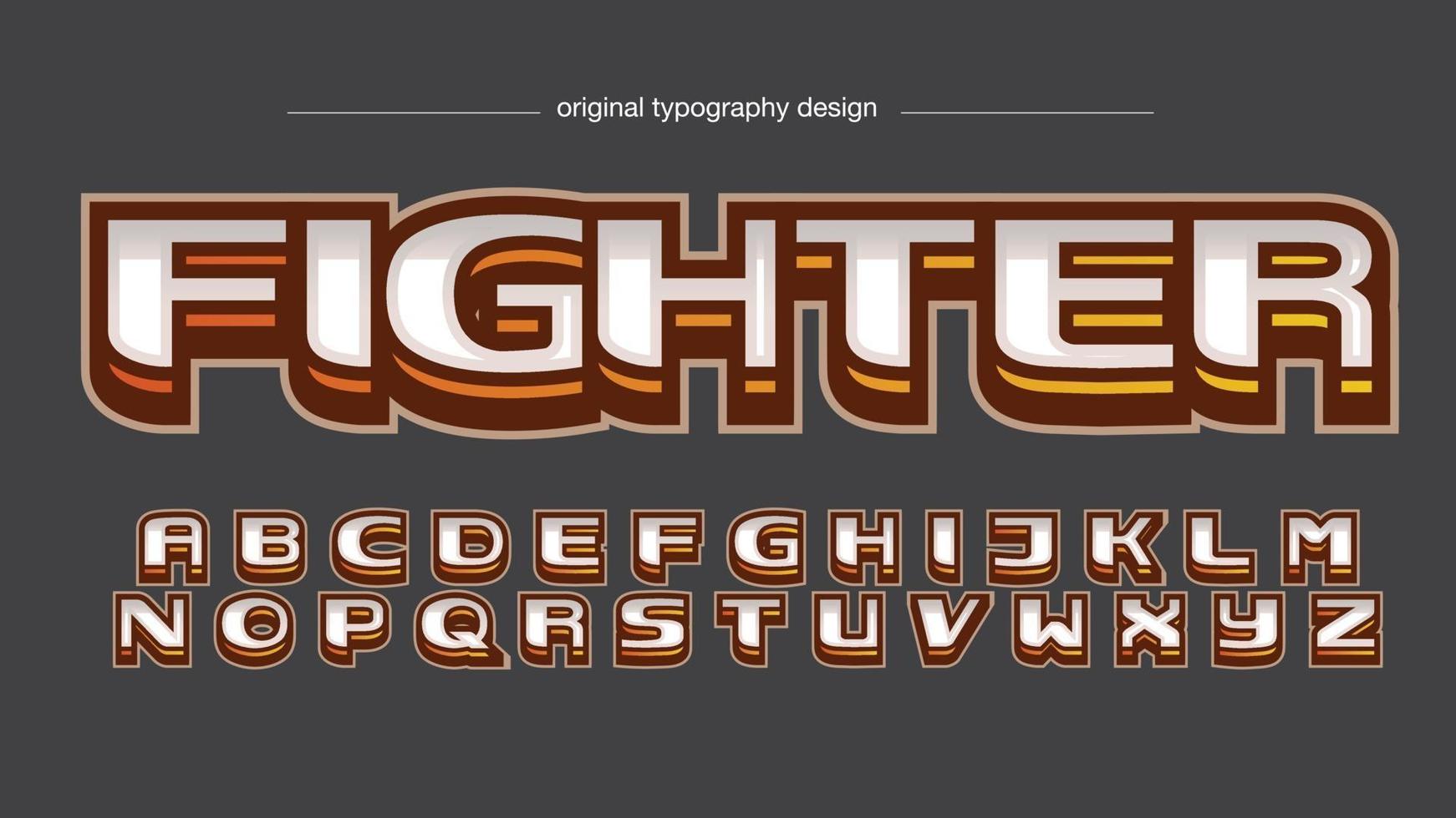 red modern gaming futuristic sports typography vector