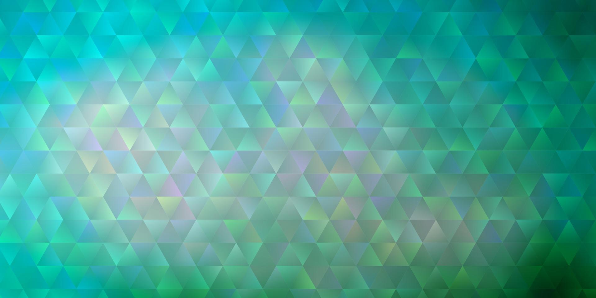 Light Blue, Green vector pattern with polygonal style.