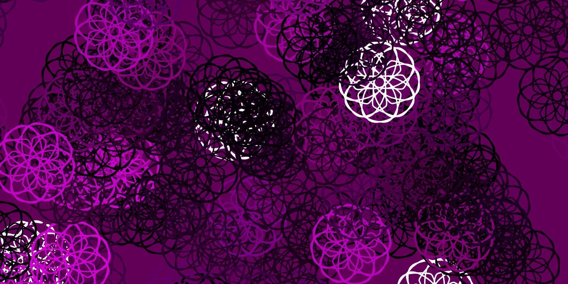 Light Purple vector backdrop with chaotic shapes.