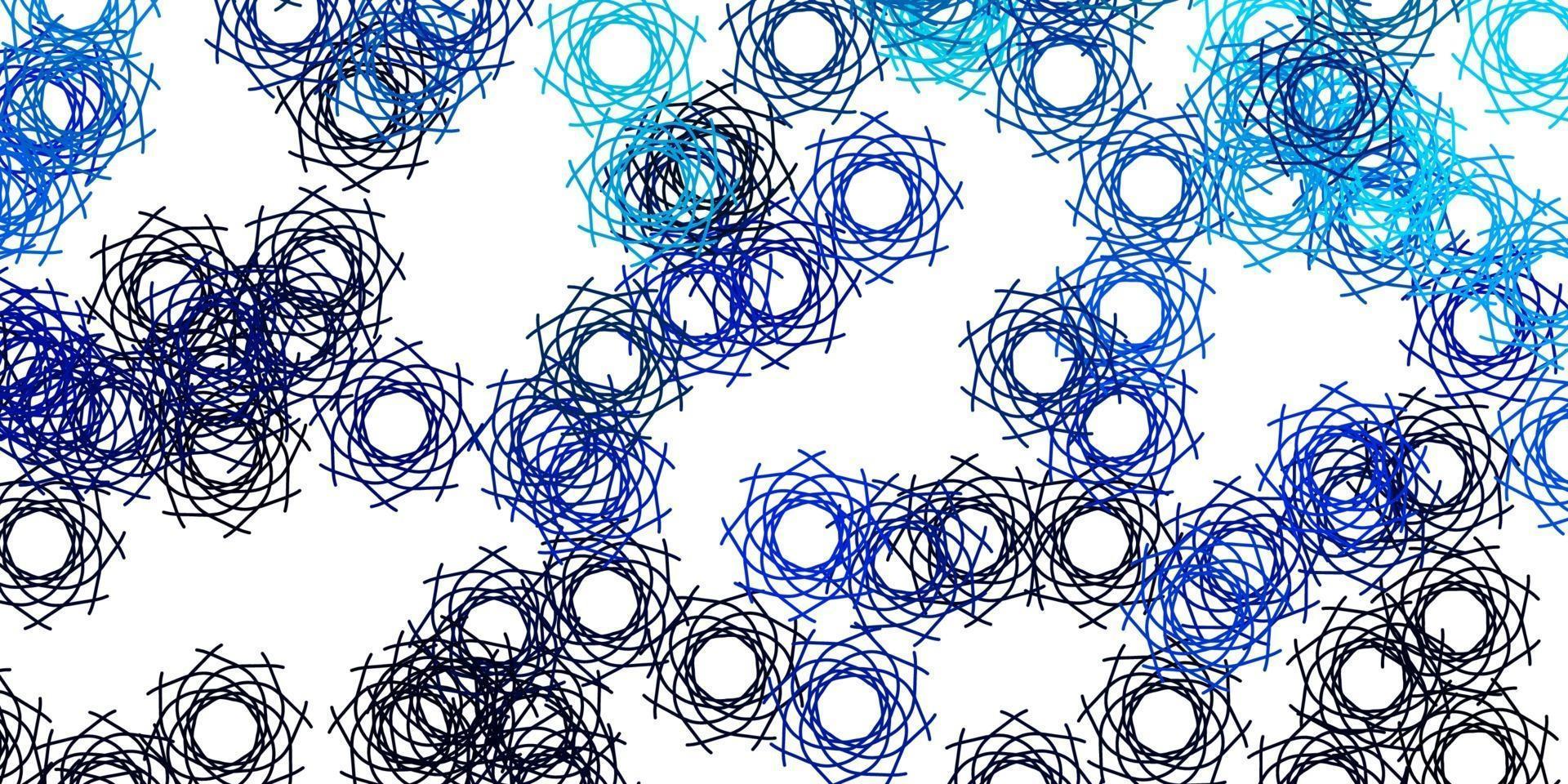 Light Blue, Green vector backdrop with chaotic shapes.