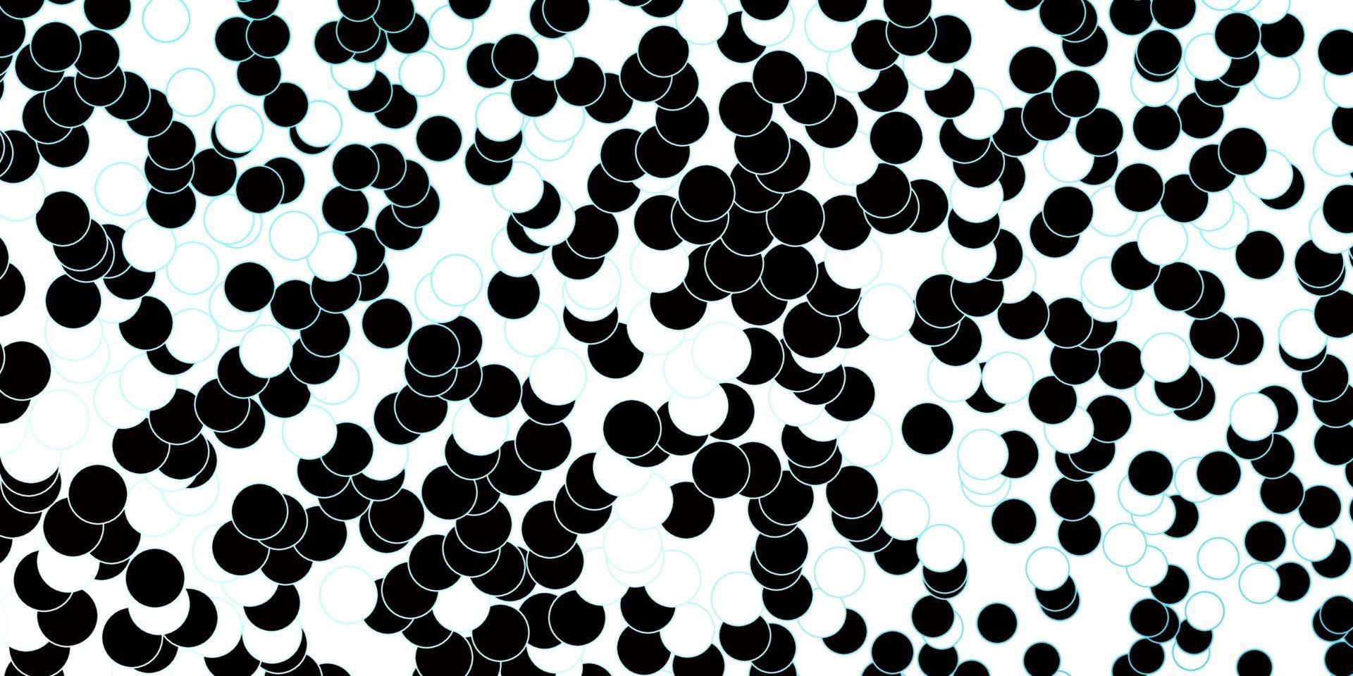 Dark Blue, Green vector background with bubbles.