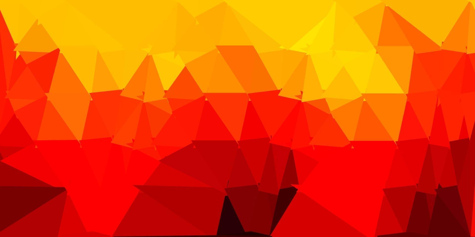 Dark red vector abstract triangle pattern.