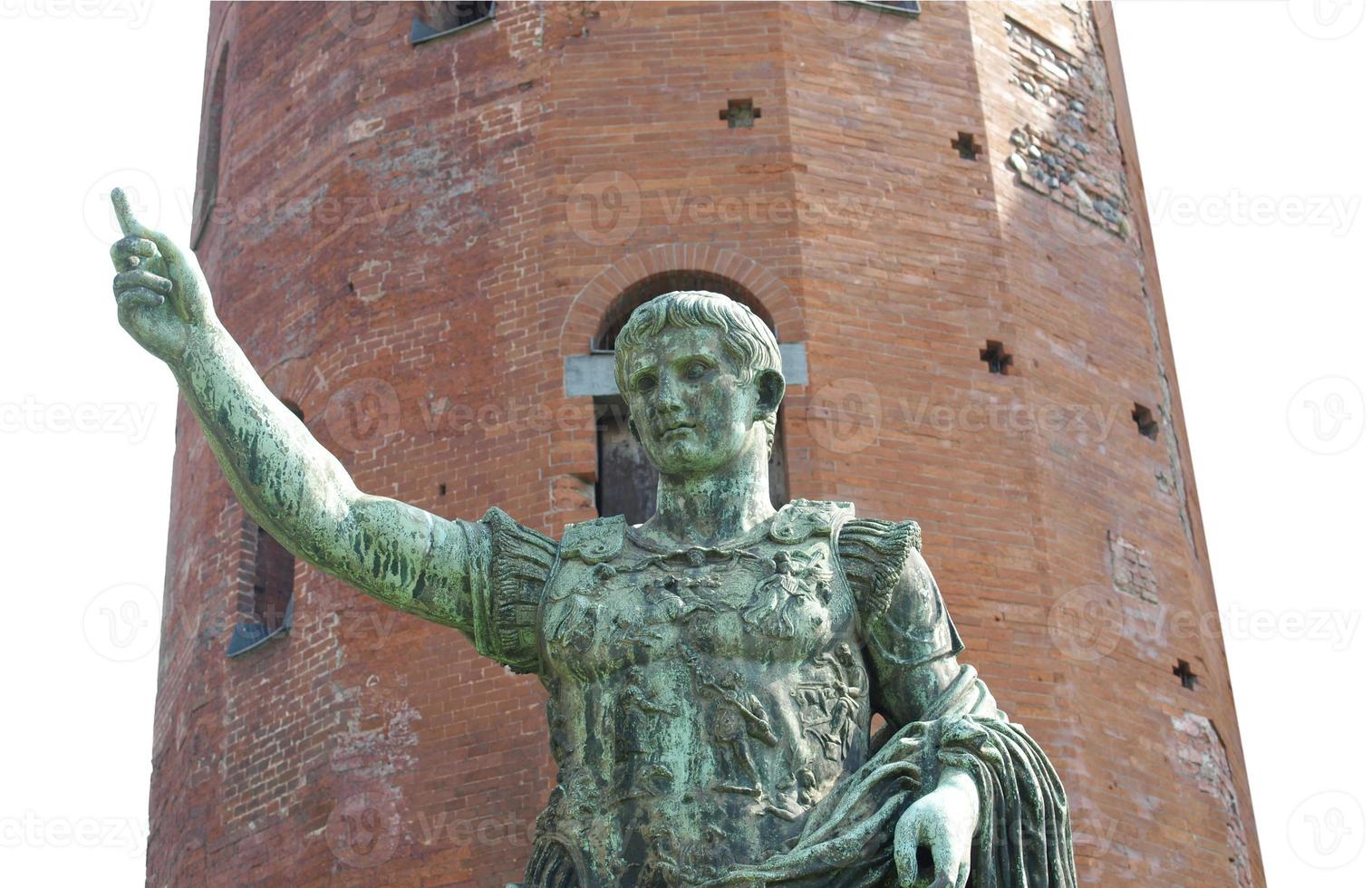 Roman statue in Turin photo