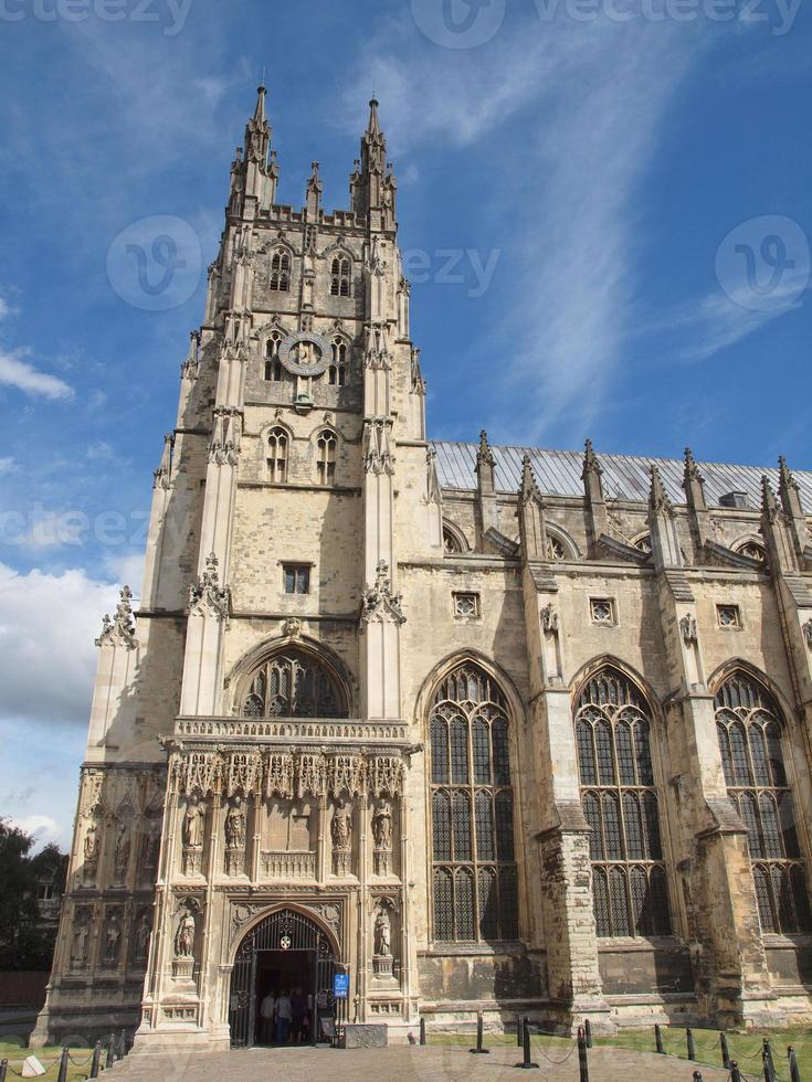 catedral en canterbury, reino unido foto