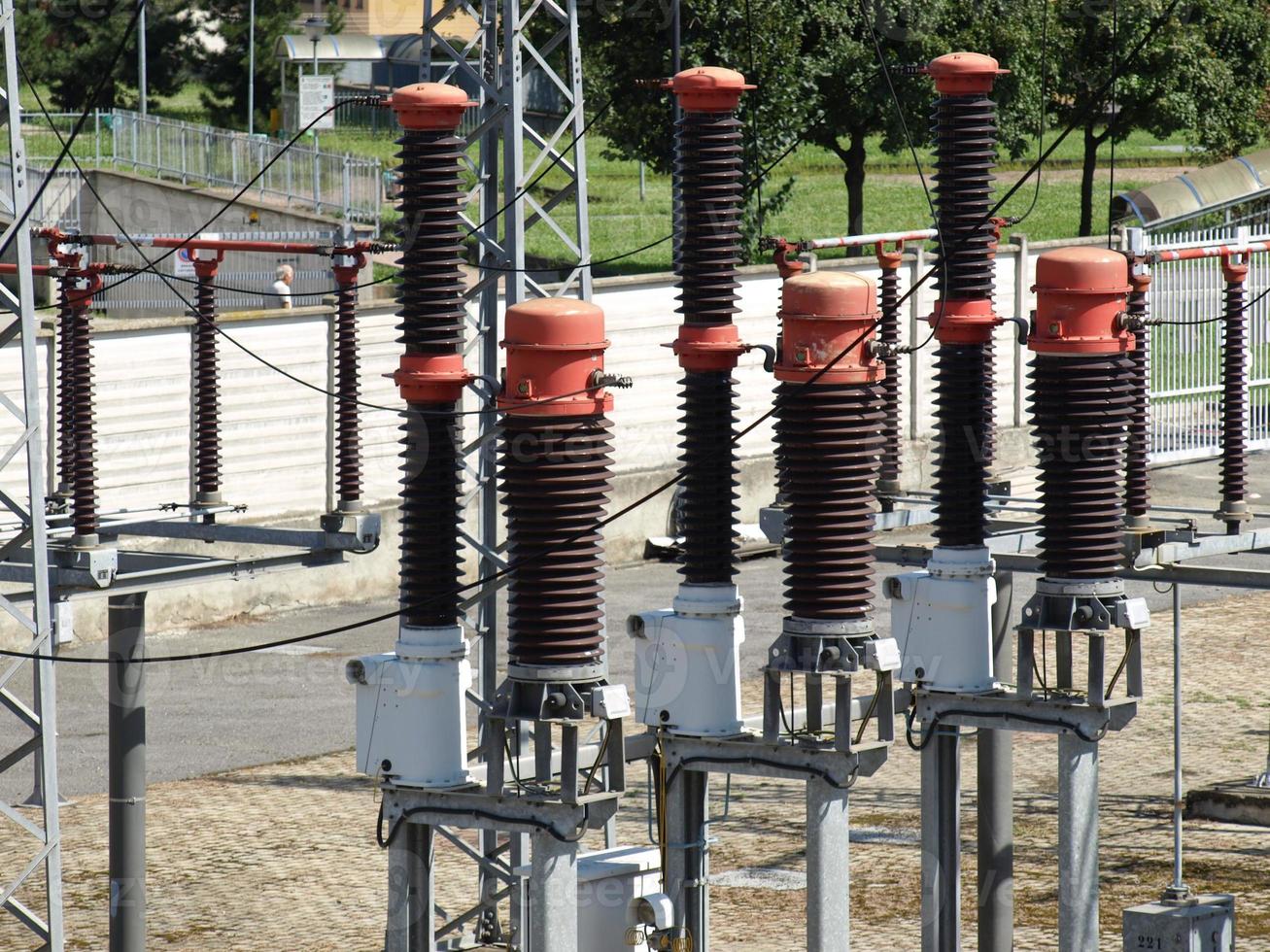 Electric stepdown transformer photo