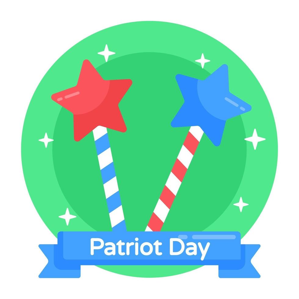 Patriot Party Straws vector