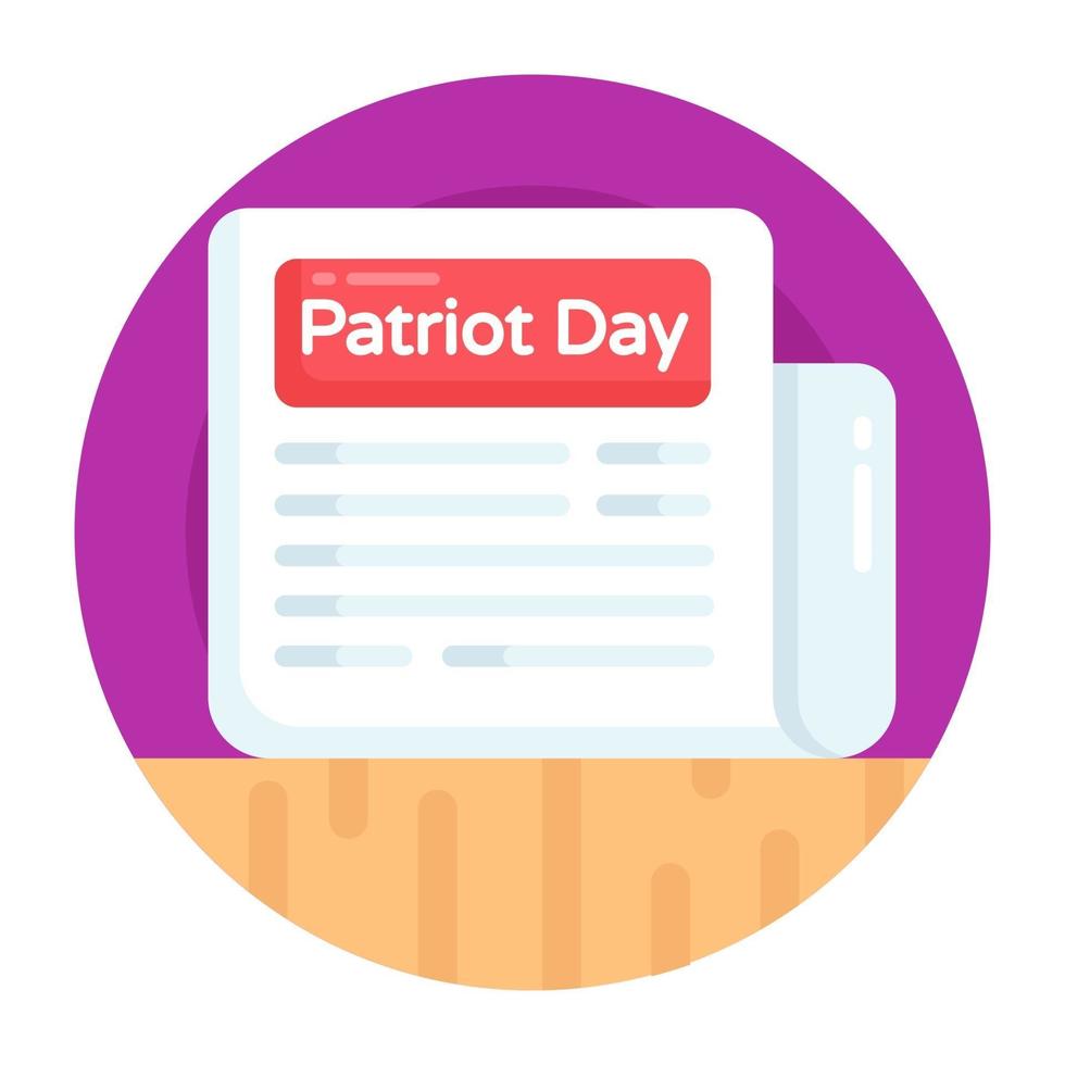 Patriot Day Worksheet vector