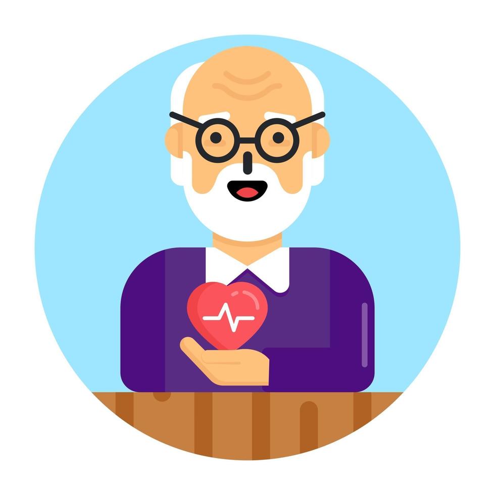 Elderly Health Issue vector