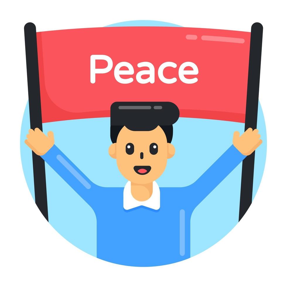 Peace Banner and Board vector