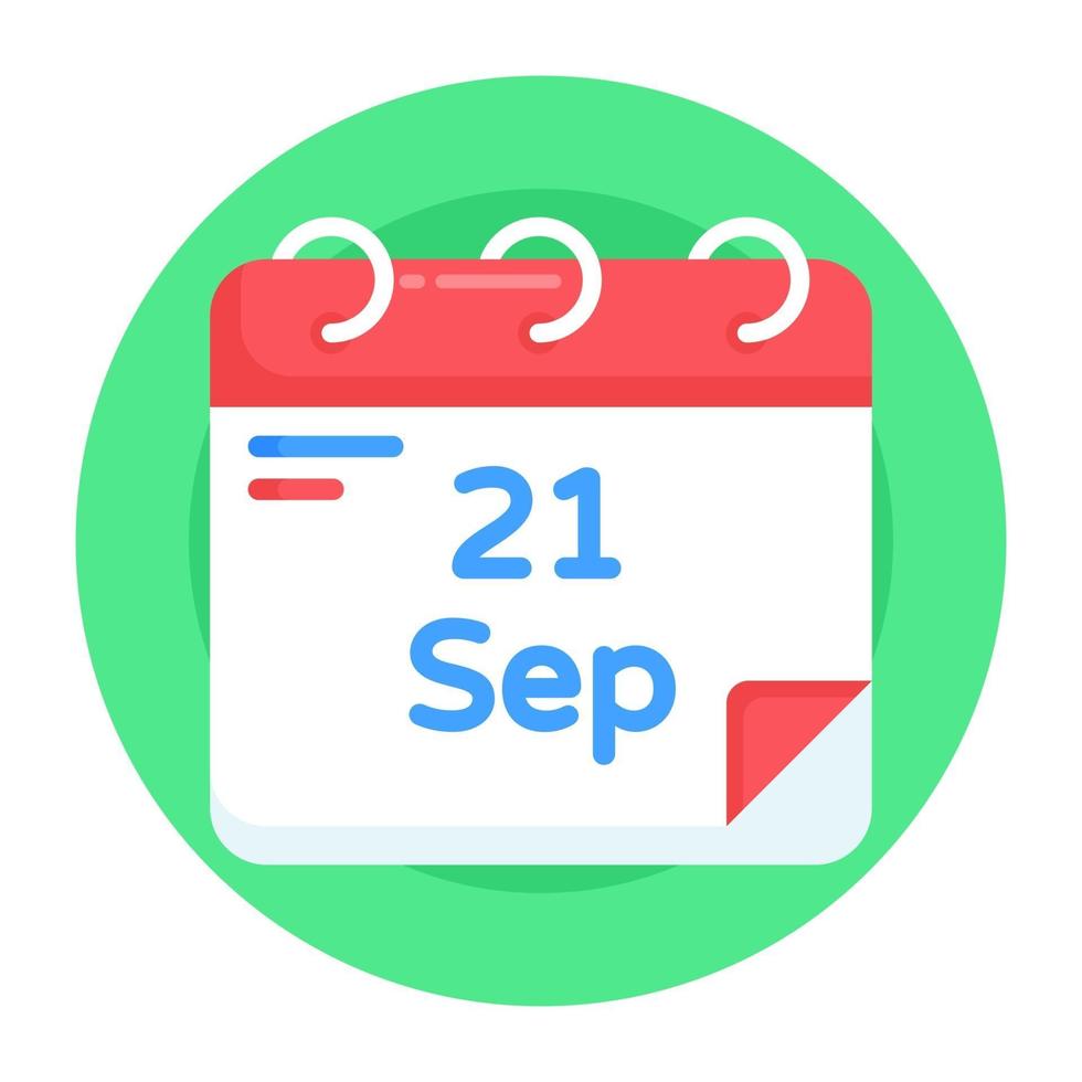 Peace Day Reminder vector