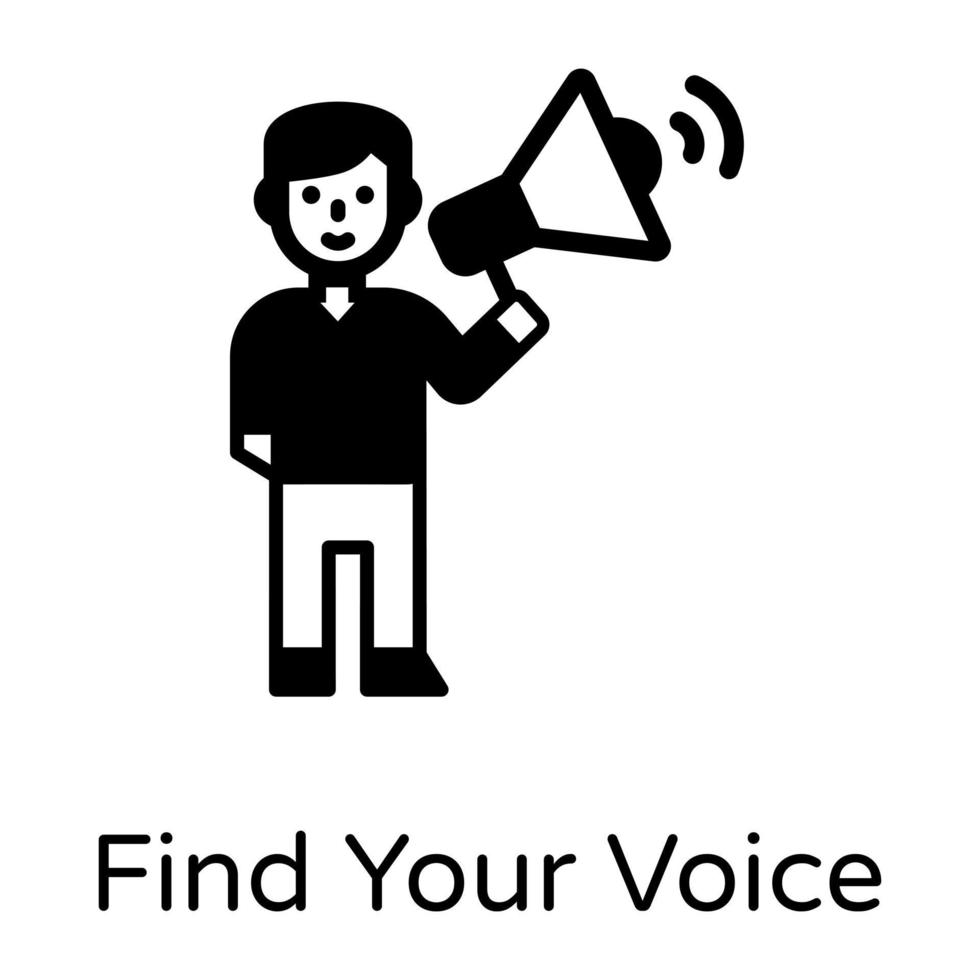 Find Your Voice vector