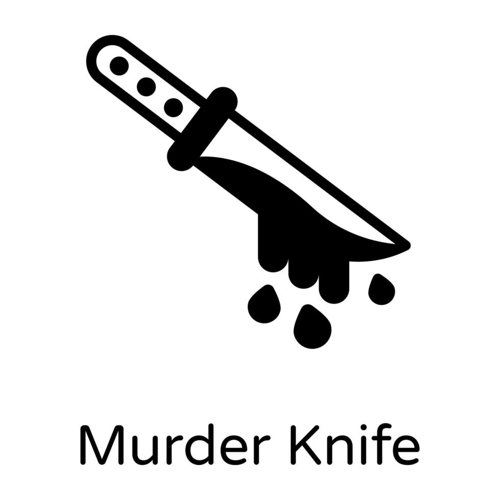 Murder Knife and stab vector