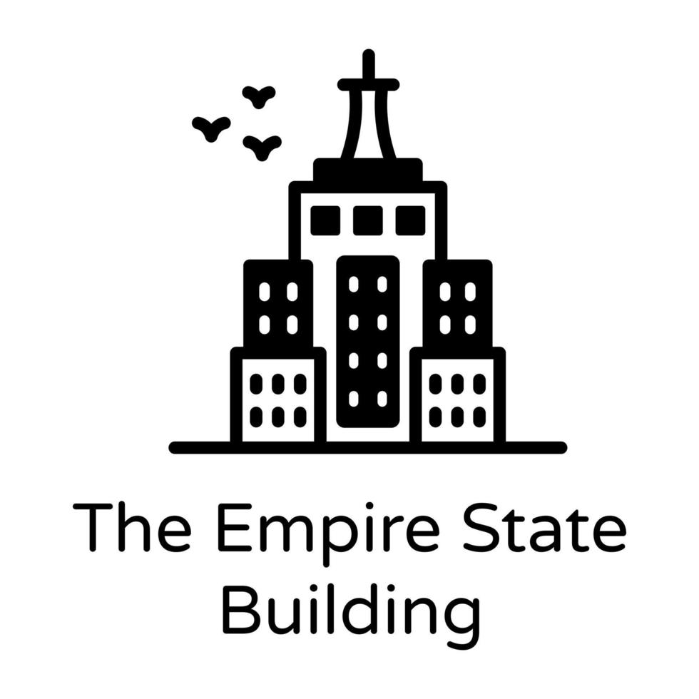 el edificio Empire State vector