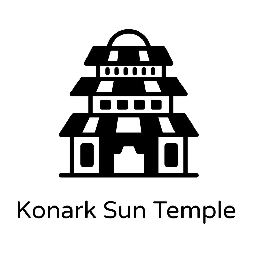 Konark Sun Temple vector