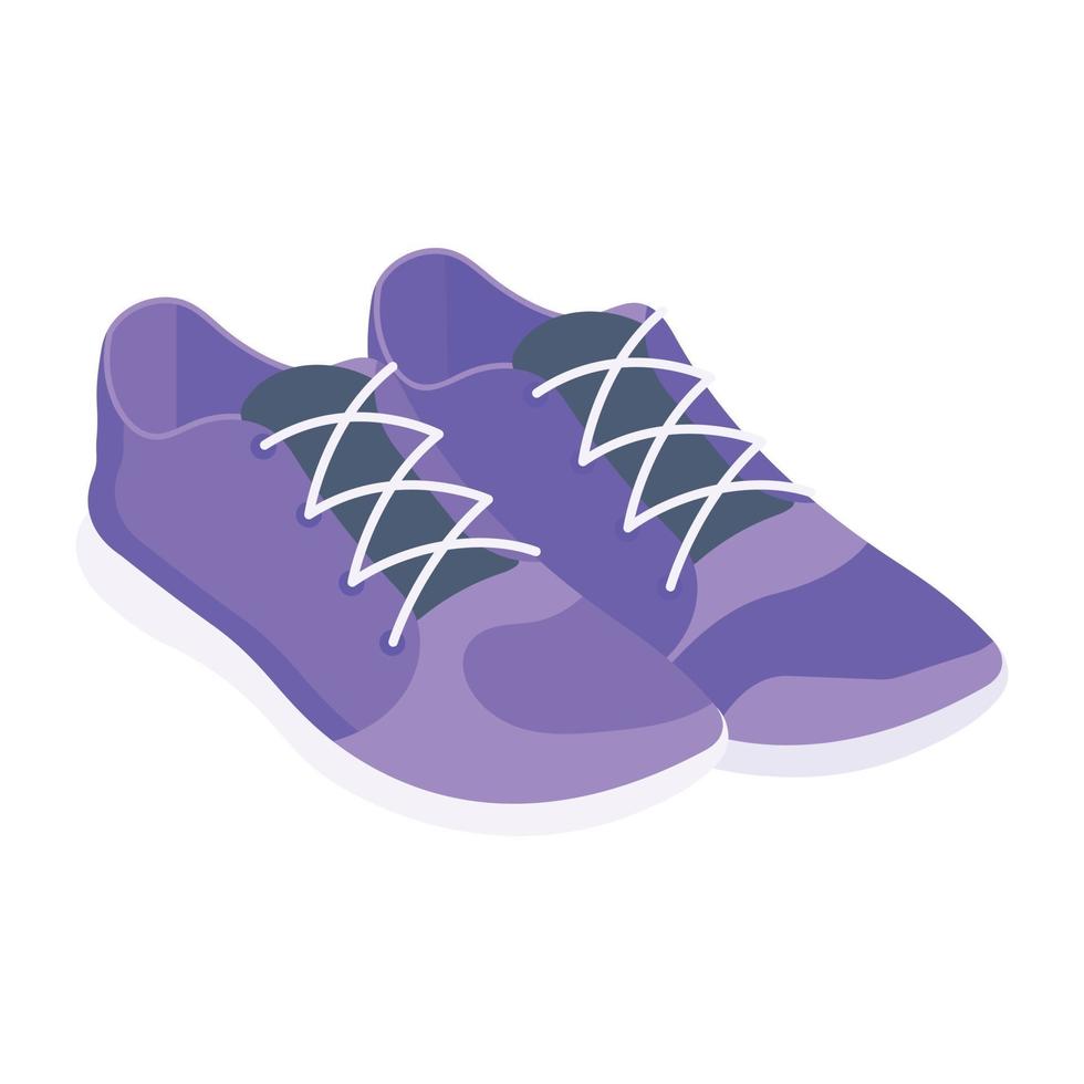 Joggers and Sneakers Shoes vector