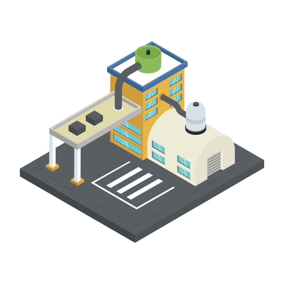 Manufacturing Sector and Area vector