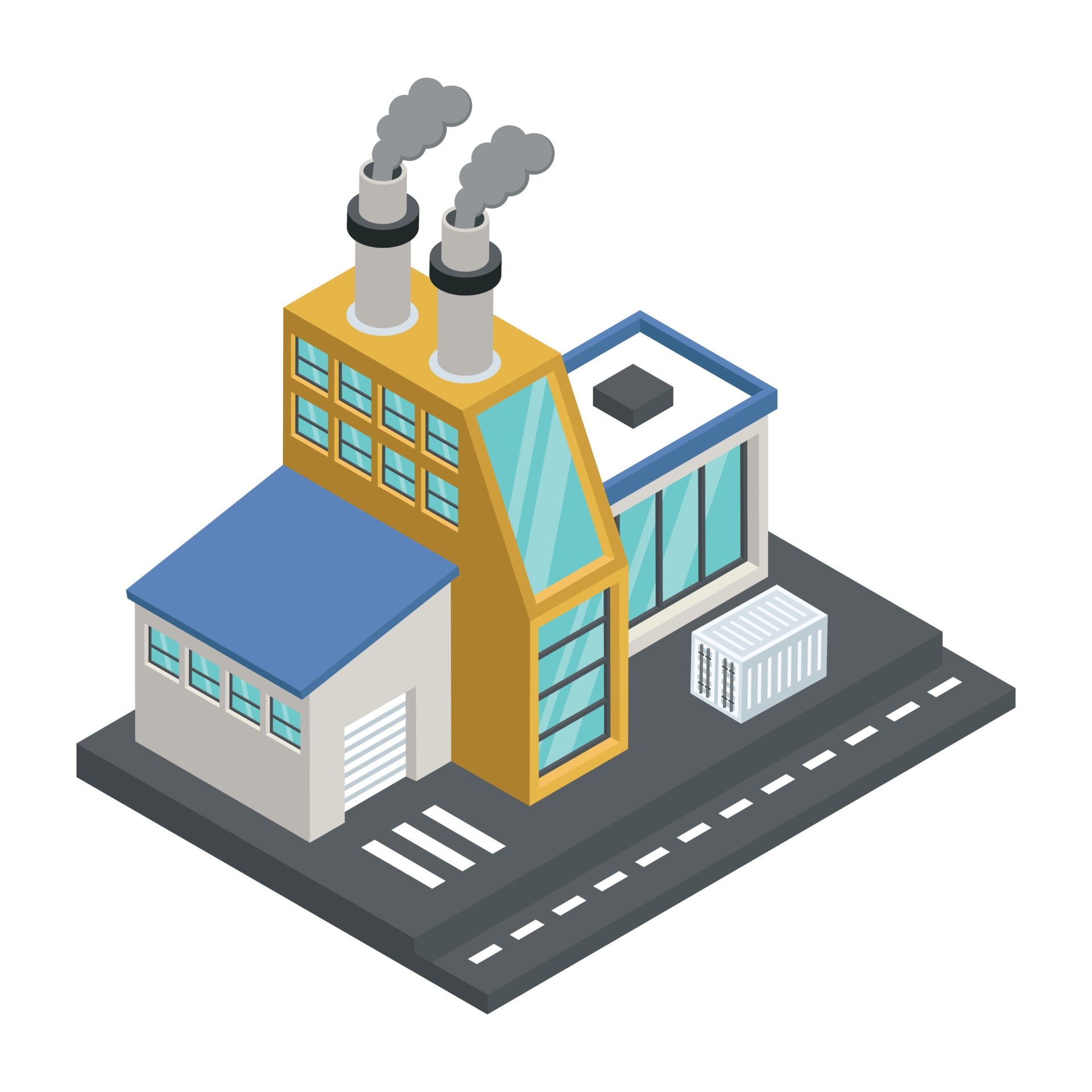 Production and Industrial Plant 3176298 Vector Art at Vecteezy