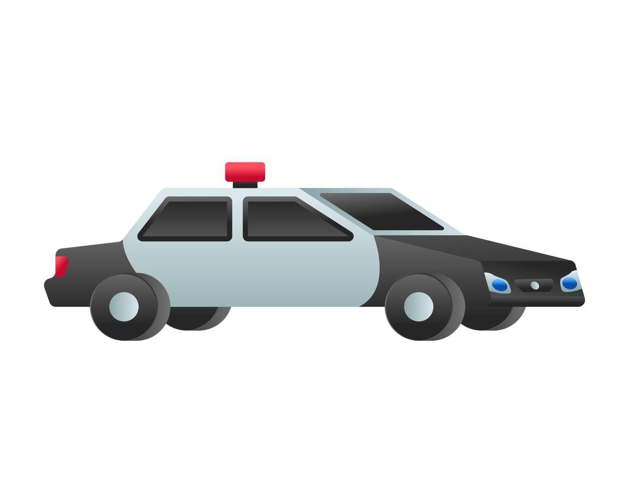 Police Cop  Car vector