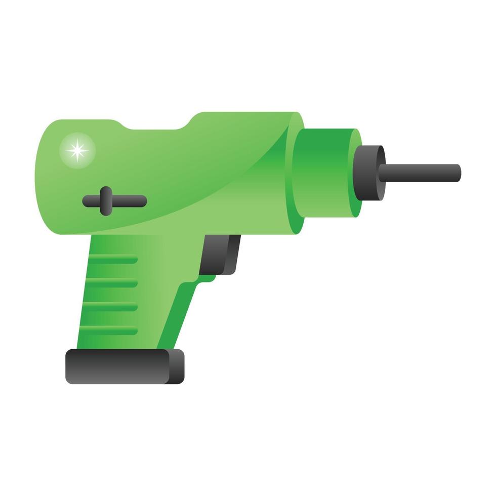 Drill Boar  Machine vector