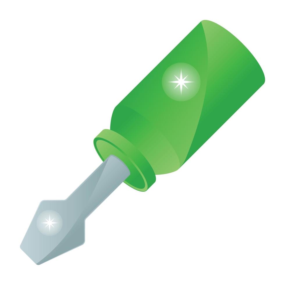 Screwdriver and Hammer vector