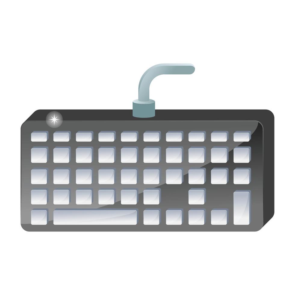 teclado y dispositivo de escritura vector