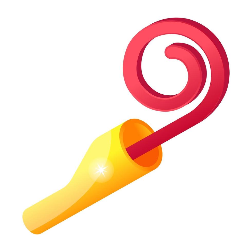 Party Blower and whistle vector