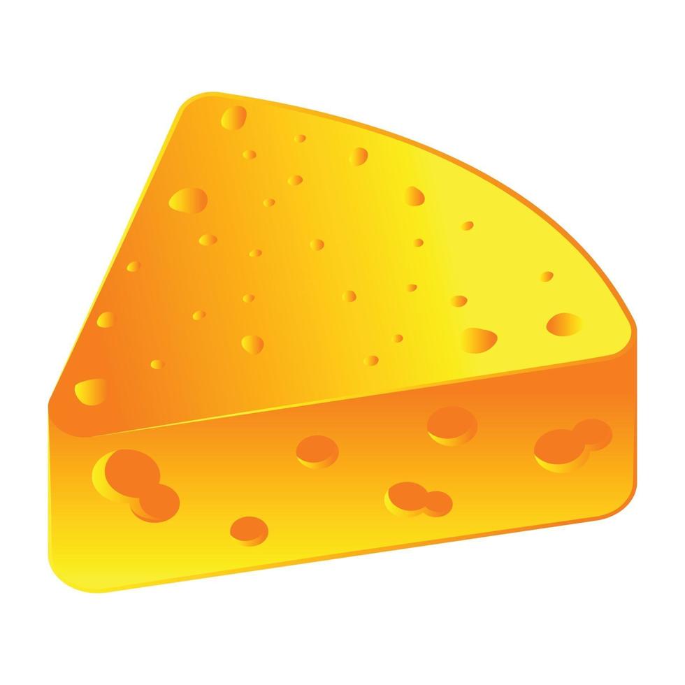 cheddar  Cheese Slice vector