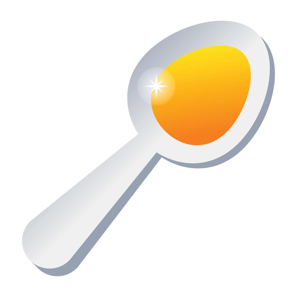 Spoon honey spoon vector