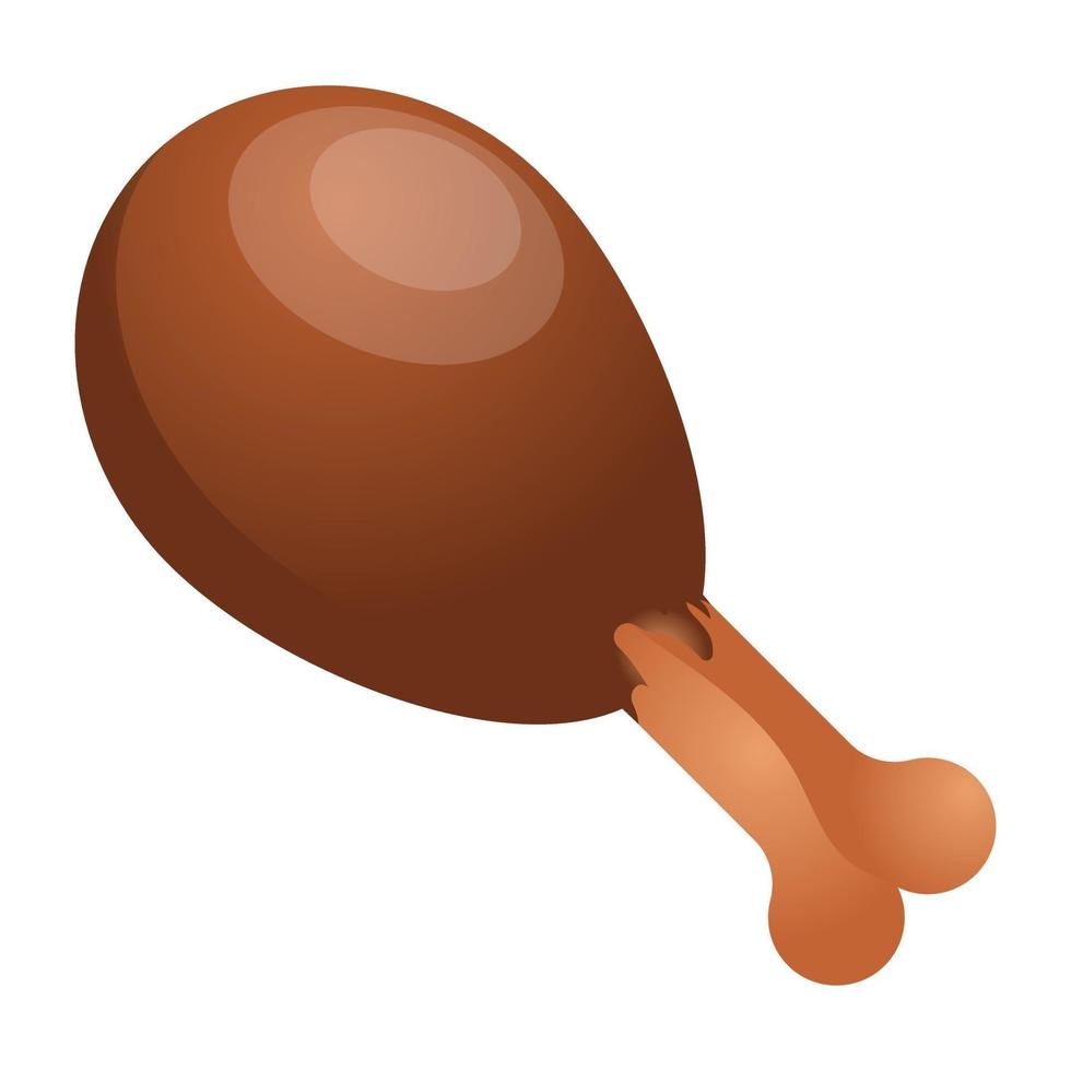 chicken  Leg Piece vector