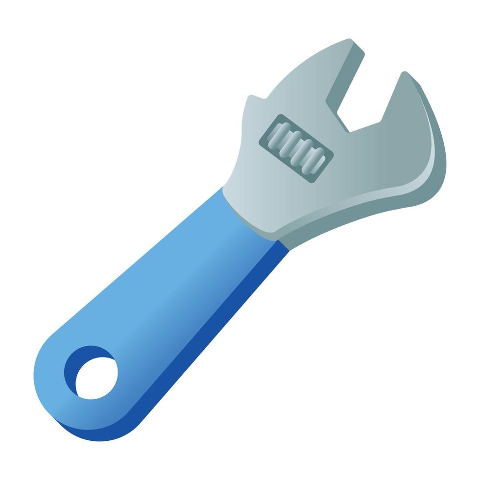 Wrench Repairing tool vector