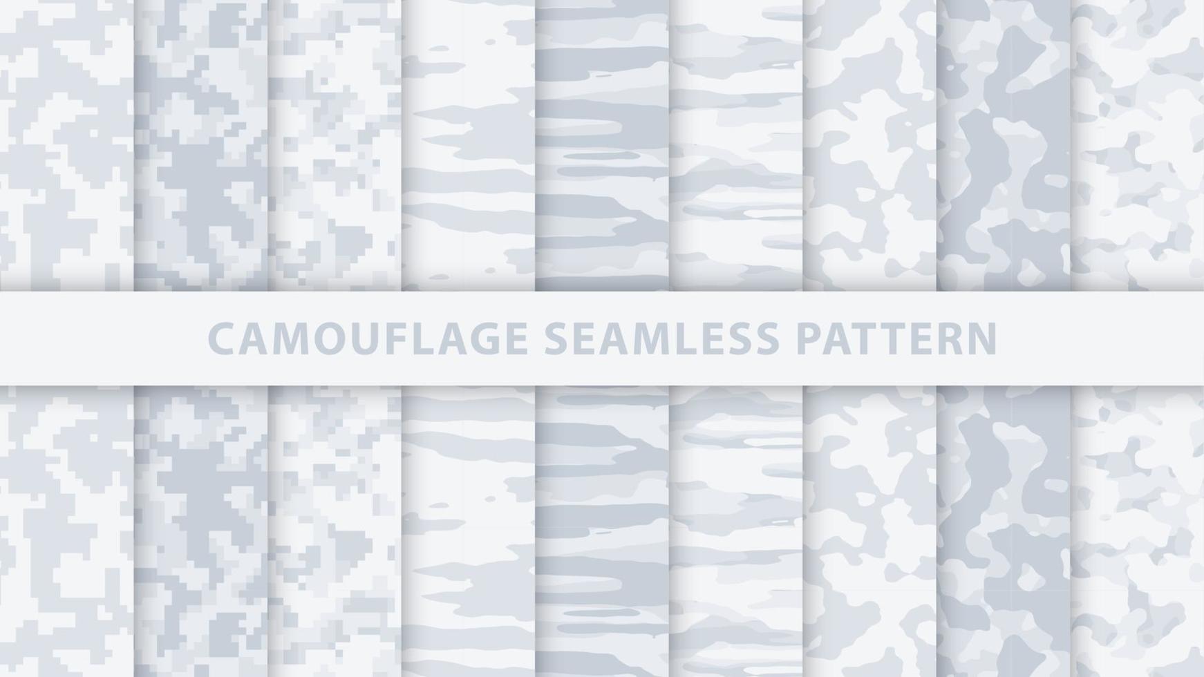 Military and army camouflage seamless pattern vector